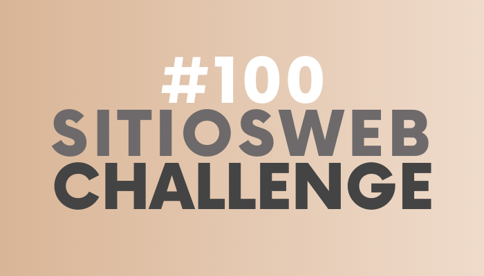 100 sitios web challenge