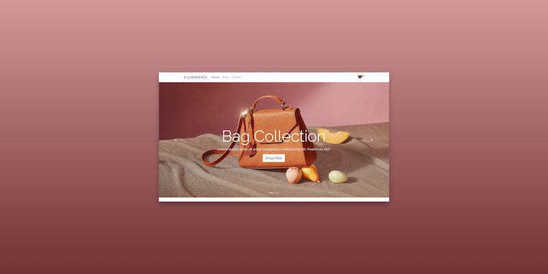 E-commerce construído con Bootstrap y SASS