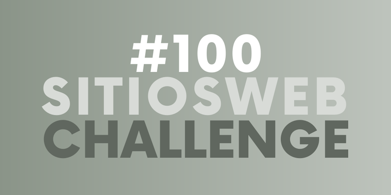 El reto de los 100 sitios 2021 – #100sitioswebchallenge
