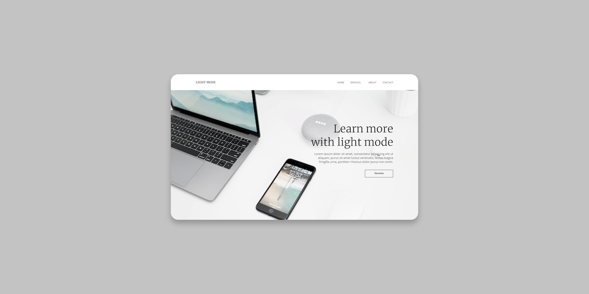 Sitio básico para agencia – Light Mode