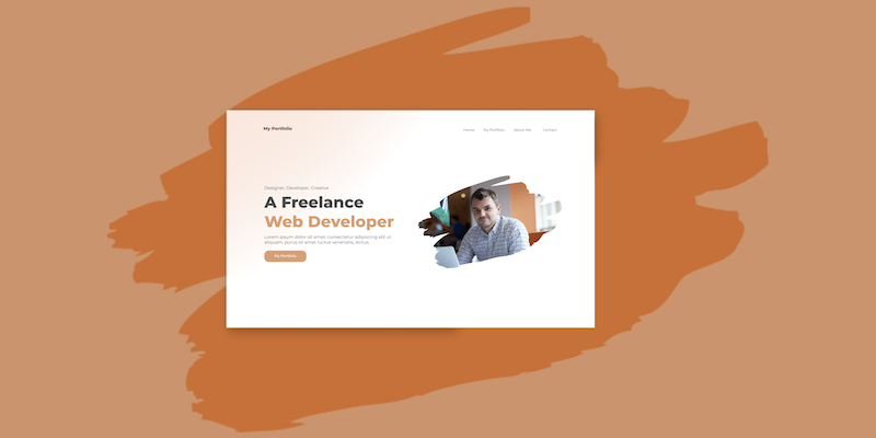 Portafolio para Desarrollador Web hecho con HTML y CSS