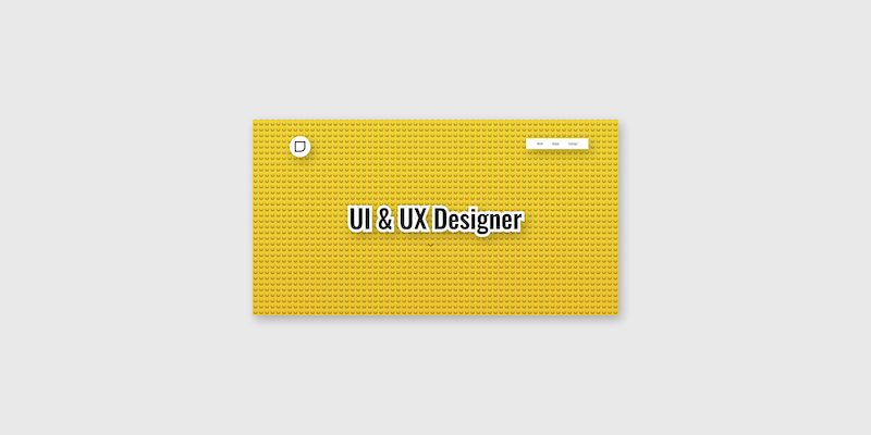 Portafolio para Diseñador UI/UX
