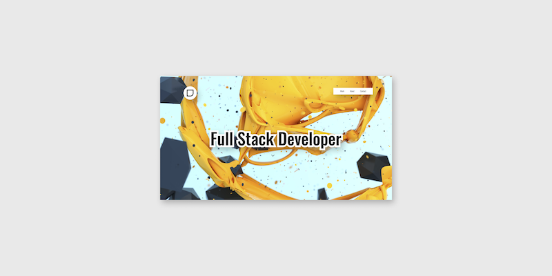 Portafolio para Desarrollador Full Stack