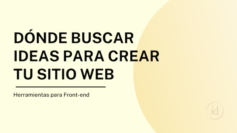 ¿Dónde buscar ideas para sitios web?